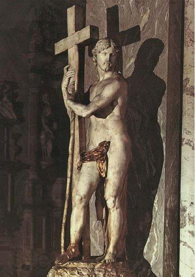 Michelangelo Buonarroti Christ Carrying the Cross Norge oil painting art